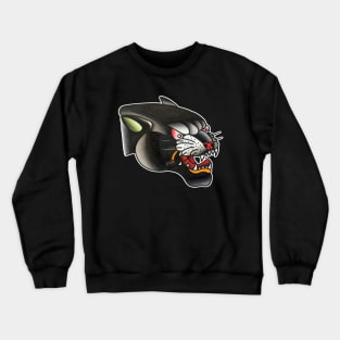 Panther Head Tattoo Design Crewneck Sweatshirt